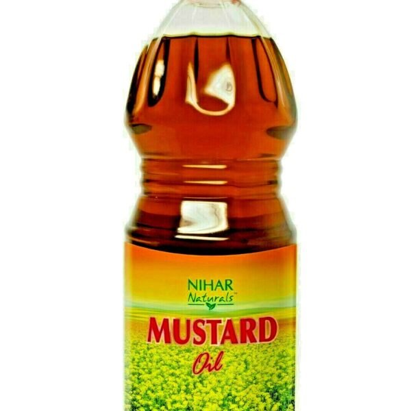 Nihar Naturals Mustard Seed Oil -950 ml(33 floz) Bottle US Seller