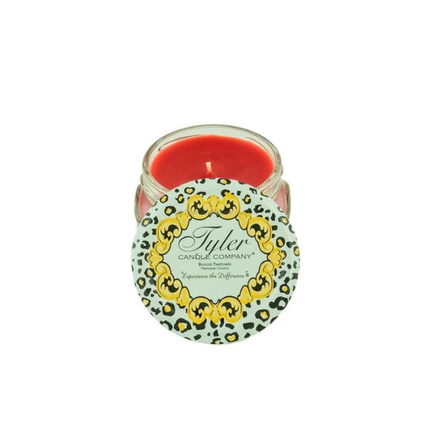 Tyler Kathina 3.4oz Tyler Candle in elegant glass jar with premium fragrance