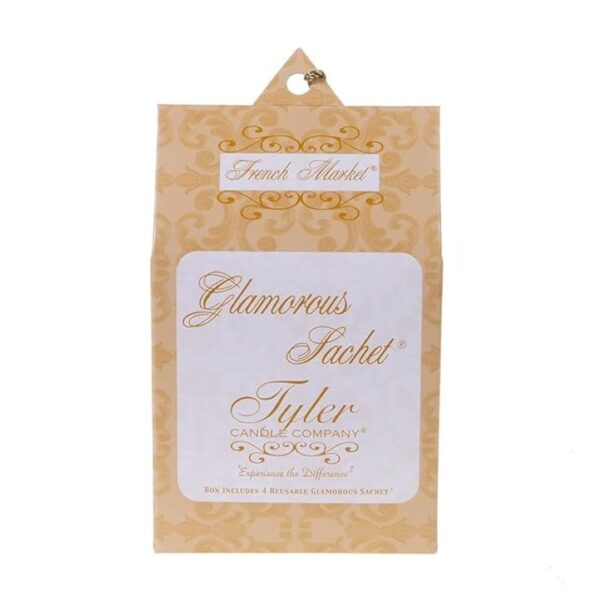 Tyler French Market Sachet Tyler Candle in elegant glass jar with premium fragrance