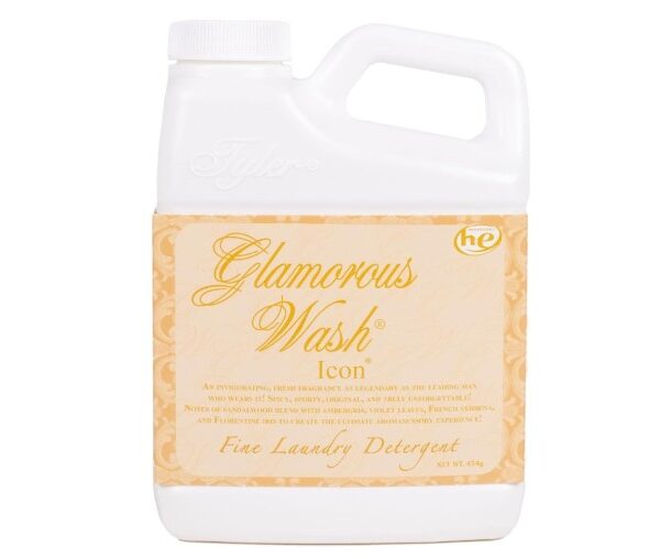 Tyler Icon Glam Wash 454g Tyler Candle in elegant glass jar with premium fragrance