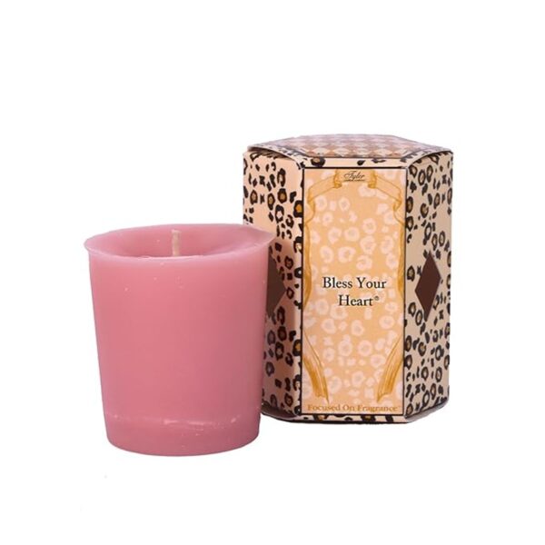 Tyler Bless Your Heart Votive Tyler Candle in elegant glass jar with premium fragrance