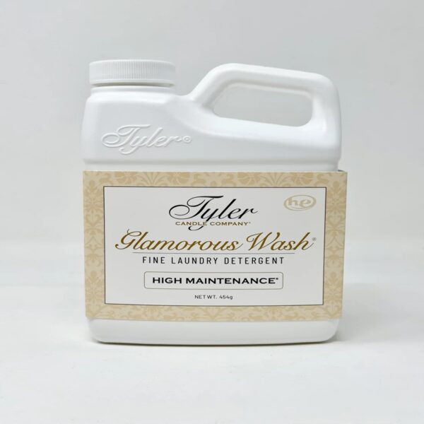 Tyler High Maint. Glam Wash 454g Tyler Candle in elegant glass jar with premium fragrance