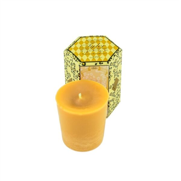 Tyler Fleur De Lis Votive Tyler Candle in elegant glass jar with premium fragrance