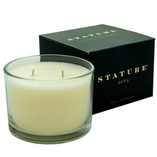 Tyler Diva Stature Tyler Candle in elegant glass jar with premium fragrance