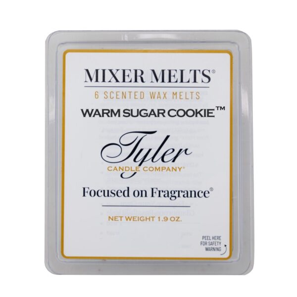 Tyler Warm Sugar Cookie Wax Melt Tyler Candle in elegant glass jar with premium fragrance