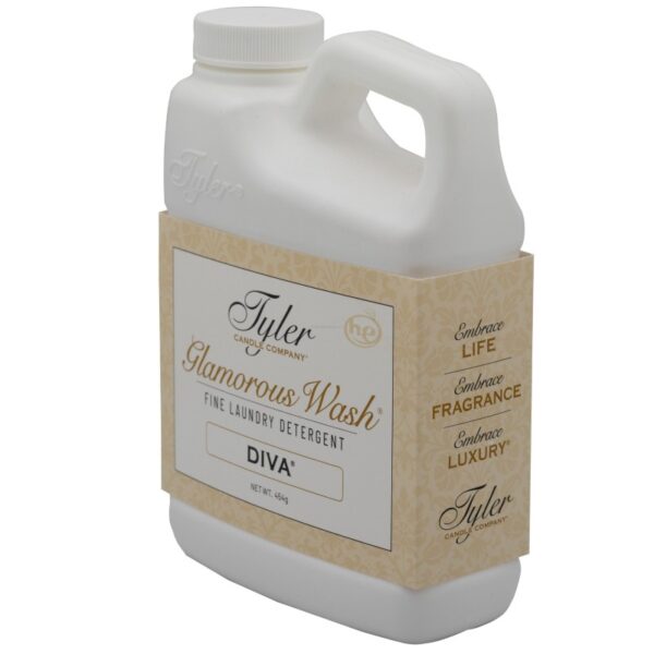 Tyler Diva Glam Wash 454g Tyler Candle in elegant glass jar with premium fragrance